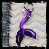 Mermaid Tail Metal Keychain