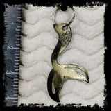 Mermaid Tail Metal Keychain