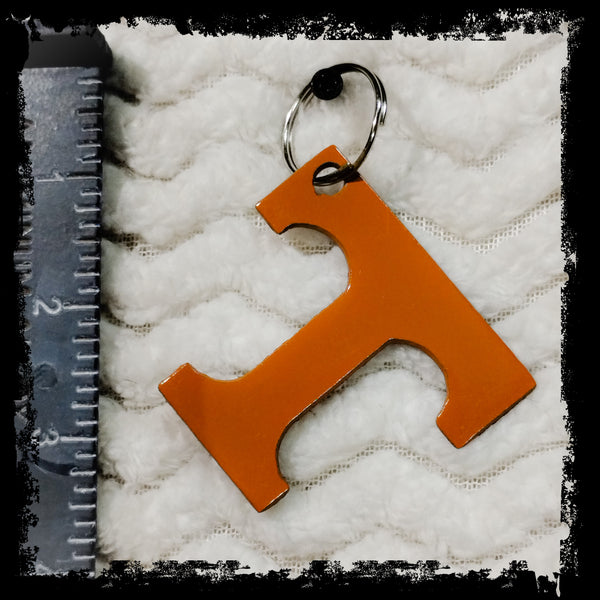 Tennessee Vols T Metal Keychain