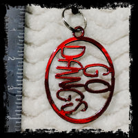Go Dawgs Metal Keychain