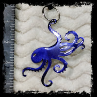 Octopus Metal Keychain