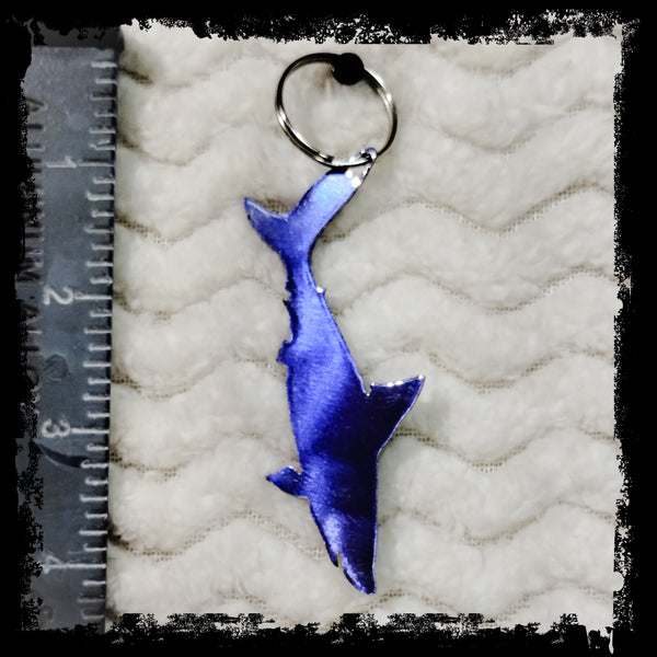 Shark Metal Keychain