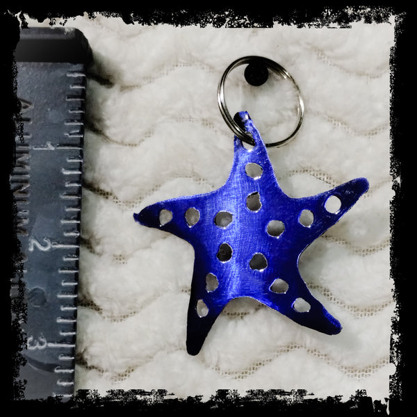 Starfish Metal Keychain