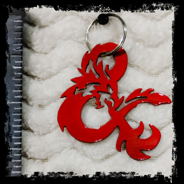 Dungeon and Dragons Metal Keychain