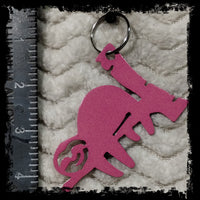 Sloth Metal Keychain