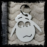 Sheep Metal Keychain