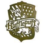 HP Hufflepuff Crest – Wizarding House Metal Art