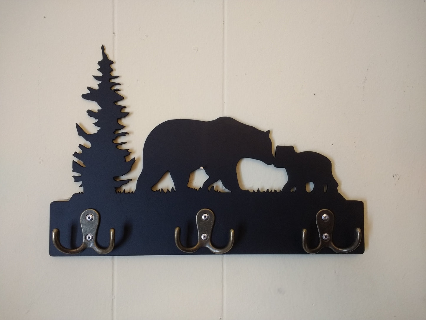 Bear and Cub Key Chain-Dog Leash Hanger