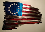 United States Betsy Ross Tattered Flag