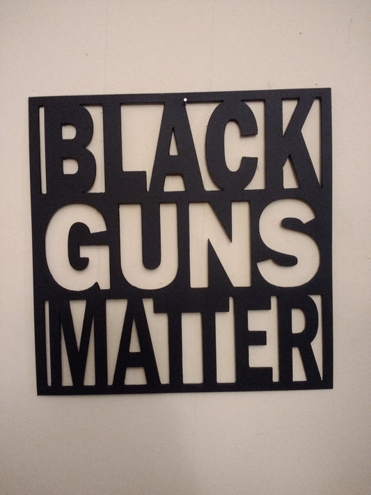 Black Guns Matter fridge magnet