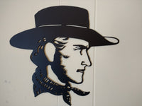 Clint Eastwood Face Metal Wall Art