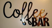 Coffee Bar Metal Wall Art