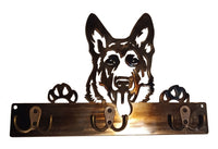 German Shepherd Key Chain-Dog Leash Hanger