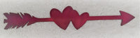 Love Arrow with Hearts fridge magnet