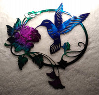 Hummingbird and Flowers