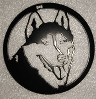 Husky small fridge magnet