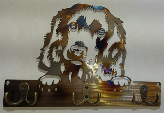 Cocker Spaniel Keychain Holder, Dog Leash Hanger