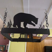 Forest themed Pot & Pan Hanger