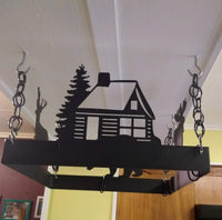 Forest themed Pot & Pan Hanger