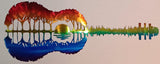 Sunset Guitar (Metal Wall Art)