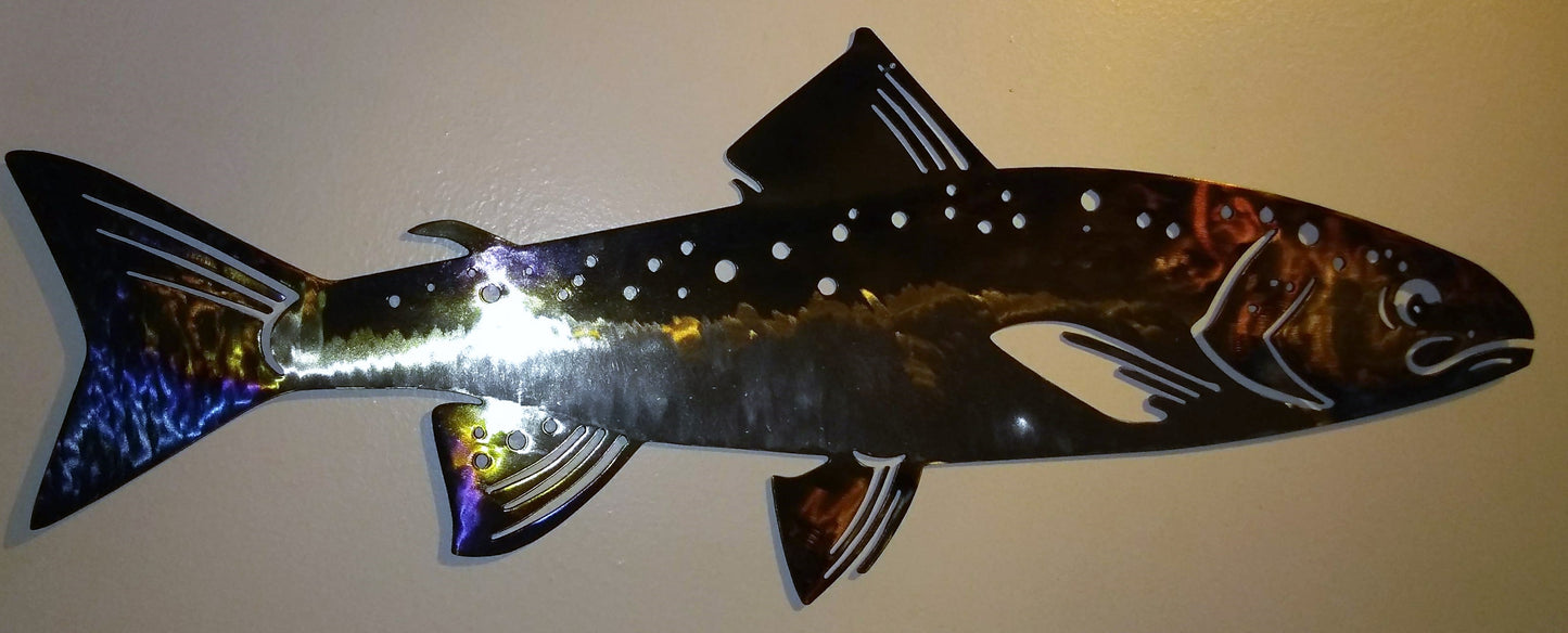 Trout fish art