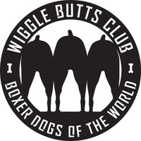 Wiggle Butts Club Metal Wall Art – Boxer Dog Butts