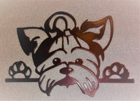Yorkie - Westie small fridge magnet